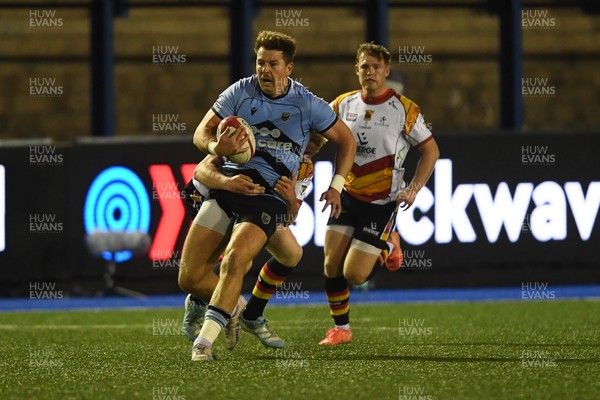 180925 - Cardiff RFC v Carmarthen Quins - Super Rygbi Cymru - Jason Harries of Cardiff