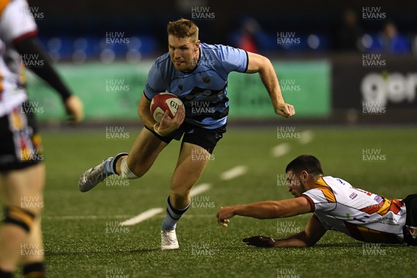 180925 - Cardiff RFC v Carmarthen Quins - Super Rygbi Cymru - Tom Williams of Cardiff