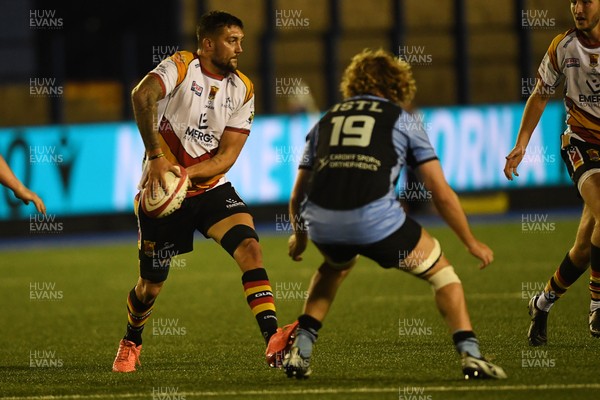 180925 - Cardiff RFC v Carmarthen Quins - Super Rygbi Cymru - Sam O’Connor of Carmarthen