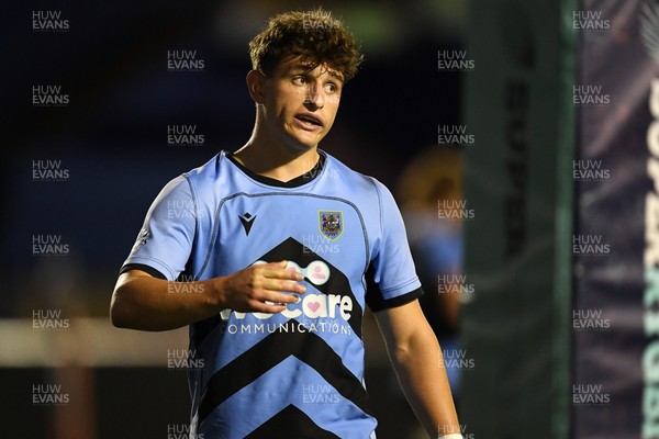 180925 - Cardiff RFC v Carmarthen Quins - Super Rygbi Cymru - Ieuan Davies of Cardiff