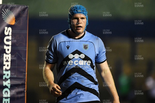 180925 - Cardiff RFC v Carmarthen Quins - Super Rygbi Cymru - Ethan Phillips of Cardiff