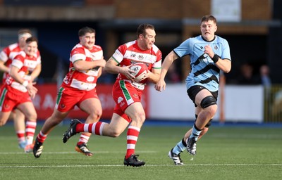 011125 - Cardiff RFC v Llandovery RFC - Super Rygbi Cymru - Adam Warren of Llandovery 