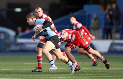 011125 - Cardiff RFC v Llandovery RFC - Super Rygbi Cymru - Steffan Emanuel of Cardiff 