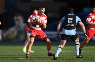 011125 - Cardiff RFC v Llandovery RFC - Super Rygbi Cymru - Jordan Evans of Llandovery 