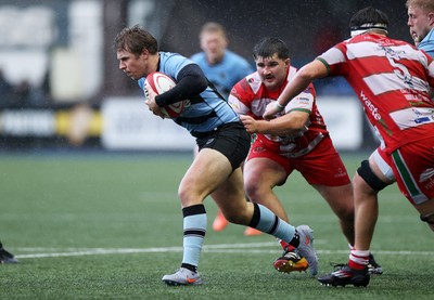 011125 - Cardiff RFC v Llandovery RFC - Super Rygbi Cymru - Ethan Lloyd of Cardiff 