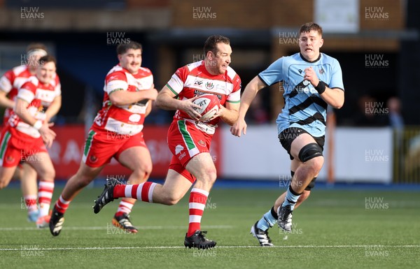 011125 - Cardiff RFC v Llandovery RFC - Super Rygbi Cymru - Adam Warren of Llandovery 