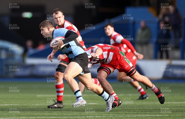 011125 - Cardiff RFC v Llandovery RFC - Super Rygbi Cymru - Steffan Emanuel of Cardiff 