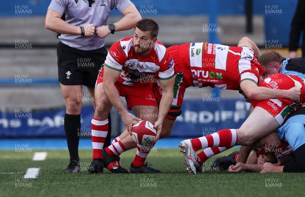 011125 - Cardiff RFC v Llandovery RFC - Super Rygbi Cymru - Lee Rees of Llandovery 