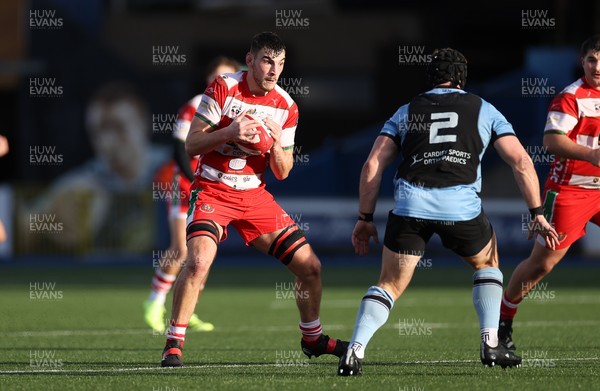 011125 - Cardiff RFC v Llandovery RFC - Super Rygbi Cymru - Jordan Evans of Llandovery 