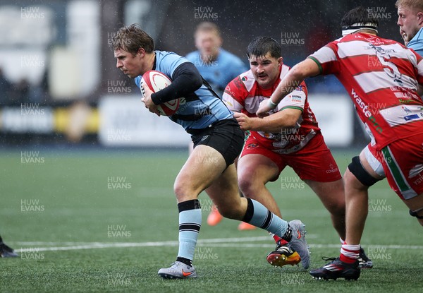 011125 - Cardiff RFC v Llandovery RFC - Super Rygbi Cymru - Ethan Lloyd of Cardiff 