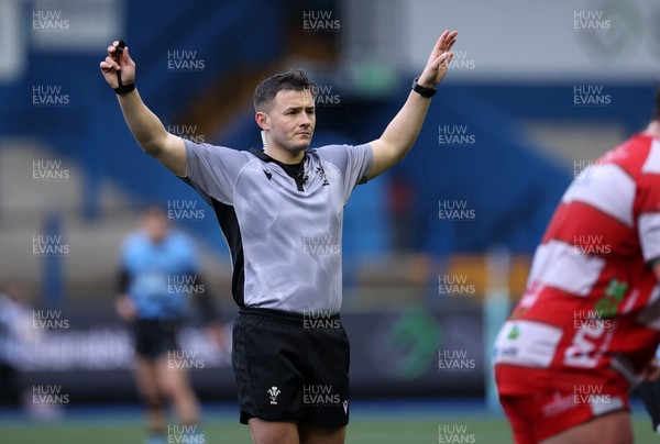 011125 - Cardiff RFC v Llandovery RFC - Super Rygbi Cymru - Referee Ben Breakspear