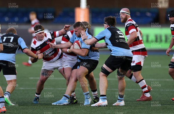 251025 - Cardiff RFC v Pontypool RFC - Super Rygbi Cymru - Thomas Harper of Cardiff