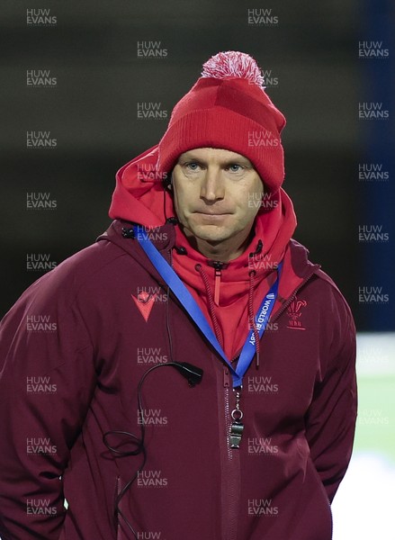 160126 - Cardiff RFC v Wales U20, Friendly match - Wales u20 head coach Richard Whiffin