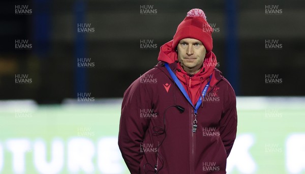 160126 - Cardiff RFC v Wales U20, Friendly match - Wales u20 head coach Richard Whiffin