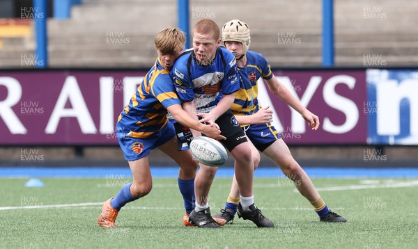 270823 - Cardiff Rugby Community Sevens Tournament - Action from the semi final matches
