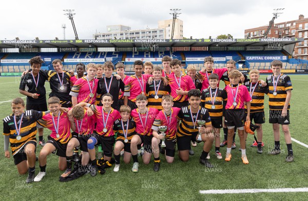 270823 - Cardiff Rugby Community Sevens Tournament - St Albans RFC winners of both U13 and U14 Cup Finals