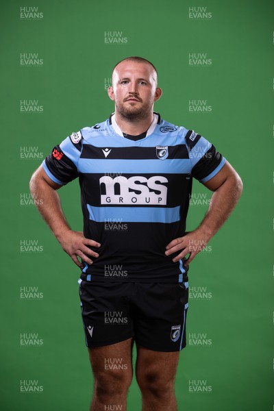 300822 - Cardiff Rugby Squad Portraits - Dillion Lewis