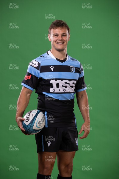 300822 - Cardiff Rugby Squad Portraits - Jarrod Evans