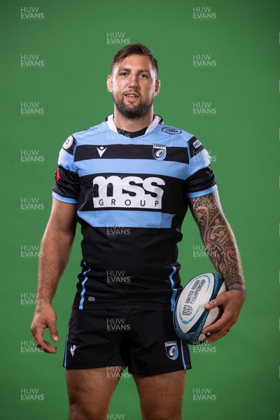 300822 - Cardiff Rugby Squad Portraits - Josh Turnbull