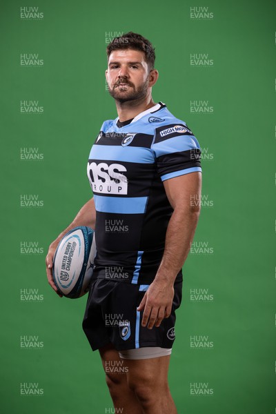 300822 - Cardiff Rugby Squad Portraits - Kirby Myhill