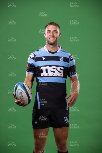 300822 - Cardiff Rugby Squad Portraits - Max Llewellyn