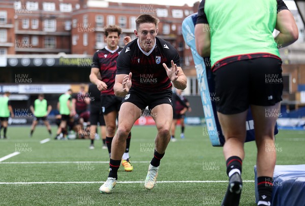 150922 - Cardiff Rugby Training - Josh Adams during training ahead of their opening home match against Munster