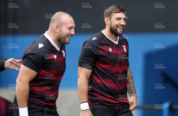 150922 - Cardiff Rugby Training - Josh Turnbull during training ahead of their opening home match against Munster