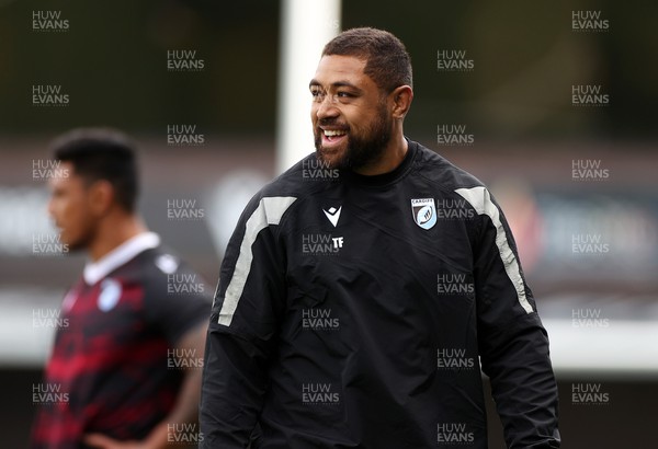 150922 - Cardiff Rugby Training - Taulupe Faletau during training ahead of their opening home match against Munster