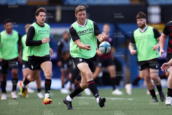 150922 - Cardiff Rugby Training - Rhys Priestland during training ahead of their opening home match against Munster