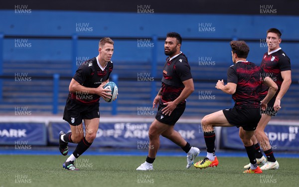 150922 - Cardiff Rugby Training - Liam Williams during training ahead of their opening home match against Munster