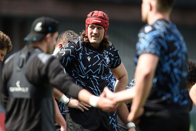 230424 - Cardiff Rugby Training - Rory Thornton of Cardiff