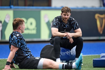 230424 - Cardiff Rugby Training - Thomas Young of Cardiff