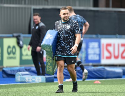 230424 - Cardiff Rugby Training - Liam Belcher of Cardiff