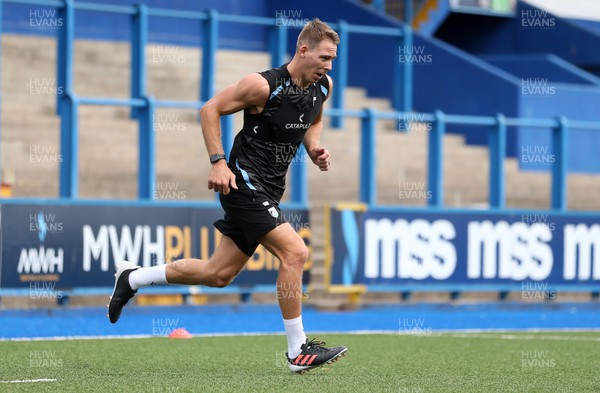 230822 - International players return to training at Cardiff Rugby - Liam Williams during training