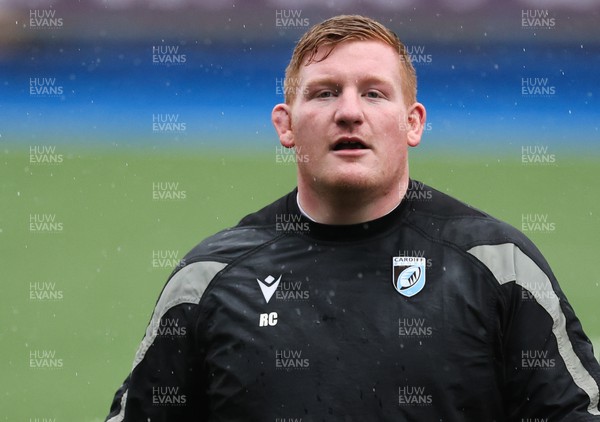 311222 - Cardiff Rugby Training Session - Rhys Carre of Cardiff Rugby during training session ahead of the New Years Day clash against Ospreys