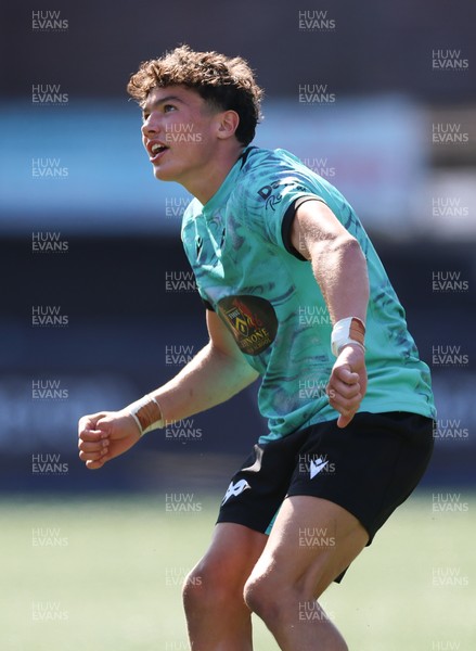 230826 - Cardiff Rugby U18 v Ospreys U18, WRU Regional Age Grade Championship - Harrison Hook of Ospreys