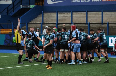 230225  Cardiff Rugby U18s v Ospreys U18s, WRU Regional Age Grade Championship Final - Cardiff drive over for their third try