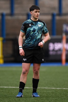 230225 - Cardiff Rugby U18s v Ospreys U18s - Regional Age-Grade Championship finals - Aled Davies of Ospreys U18s