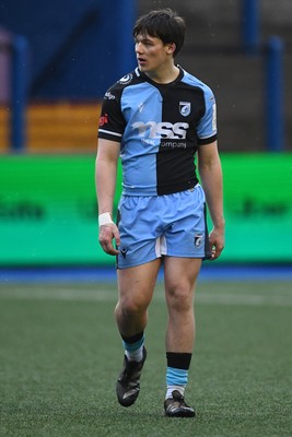 230225 - Cardiff Rugby U18s v Ospreys U18s - Regional Age-Grade Championship finals - Ioan Penry of Cardiff Rugby