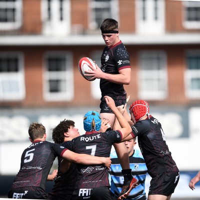 310825 - Cardiff Rugby U18s v RGC U18s - RGC Line-out