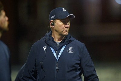 240126 - Cardiff Rugby v Benetton Rugby - United Rugby Championship - Cardiff interim head coach, Corniel Van Zyl