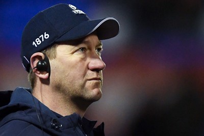 240126 - Cardiff Rugby v Benetton Rugby - United Rugby Championship - Cardiff interim head coach, Corniel Van Zyl