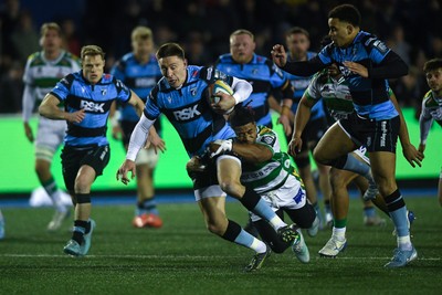 240126 - Cardiff Rugby v Benetton Rugby - United Rugby Championship - Josh Adams of Cardiff Rugby