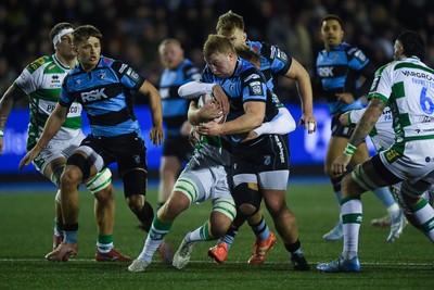 240126 - Cardiff Rugby v Benetton Rugby - United Rugby Championship - Rhys Barratt of Cardiff Rugby