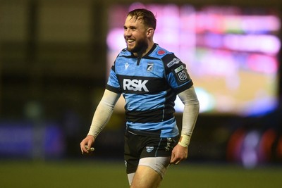 240126 - Cardiff Rugby v Benetton Rugby - United Rugby Championship - Ioan Lloyd of Cardiff Rugby