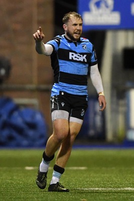 240126 - Cardiff Rugby v Benetton Rugby - United Rugby Championship - Ioan Lloyd of Cardiff Rugby