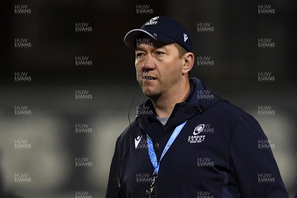 240126 - Cardiff Rugby v Benetton Rugby - United Rugby Championship - Cardiff interim head coach, Corniel Van Zyl