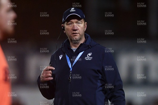 240126 - Cardiff Rugby v Benetton Rugby - United Rugby Championship - Cardiff interim head coach, Corniel Van Zyl