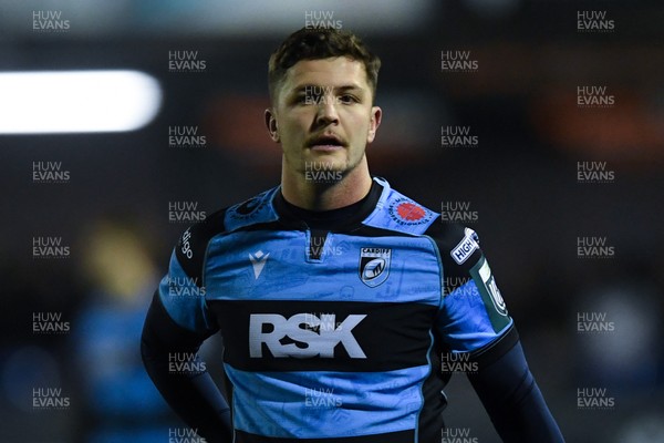 240126 - Cardiff Rugby v Benetton Rugby - United Rugby Championship - Callum Sheedy of Cardiff Rugby