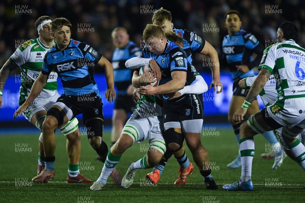 240126 - Cardiff Rugby v Benetton Rugby - United Rugby Championship - Rhys Barratt of Cardiff Rugby